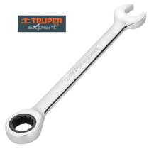 TRUPER 15746 - LLAVE COMBINADA CON CARRACA, 14 X 186 MM, EXPERT