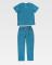 WORKTEAM B9140-L-AZAFATA - CONJUNTO SANITARIO ELASTICO DE CASACA Y PANTALON