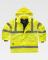 WORKTEAM C3700-L-AMARILLO - PARKA ACOLCHADA ALTA VISIBILIDAD CON CINTAS REFLECTANTES T-L
