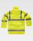 WORKTEAM C3700-L-AMARILLO - PARKA ACOLCHADA ALTA VISIBILIDAD CON CINTAS REFLECTANTES T-L