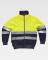 WORKTEAM C9037-S-AMARILLO-MAR - SUDADERA AV COMBINADA CON CREMALLERA T-S