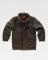 WORKTEAM S8230-L - PARKA COMBINADA, CON CAPUCHA, CON 2 BOLS VERDE-MARRON T-L