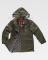 WORKTEAM S8230-XL - PARKA COMBINADA, CON CAPUCHA, CON 2 BOLS VERDE-MARRON T-XL