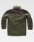 WORKTEAM S8230-XL - PARKA COMBINADA, CON CAPUCHA, CON 2 BOLS VERDE-MARRON T-XL