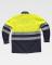 WORKTEAM C3813-44-MARINO/AMAR - CAMISA COMBINADA AV CON CINTAS REFELCTANTES   T-44